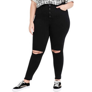 Madewell Women’s 10" High-Rise Jeggings Skinny Jeans Black Size 35 PETITE